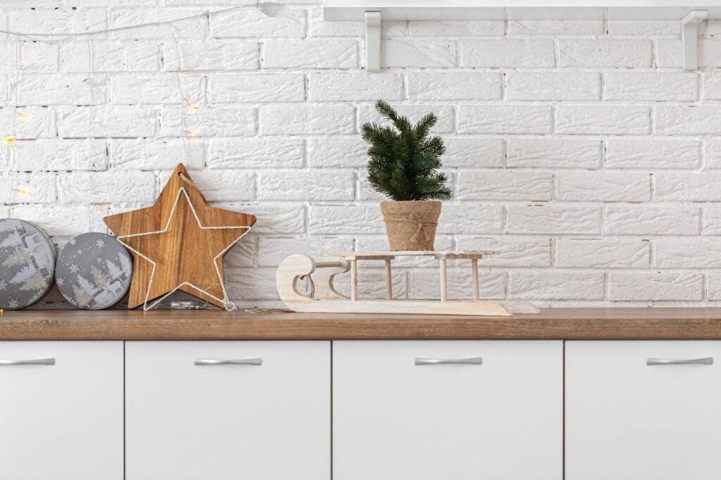 como decorar la cocina en navidad
