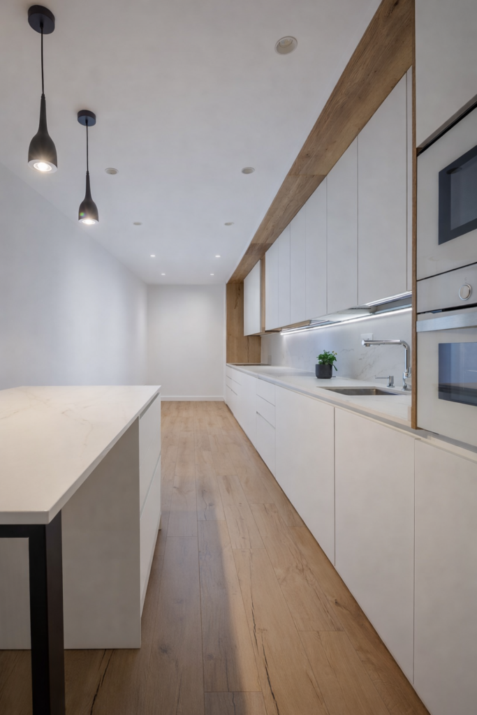 cocina alargada